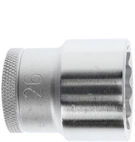 Steckschlüsseleinsatz D 19 1/2 Zoll 12-kant SW 26mm L.41,5mm GEDORE