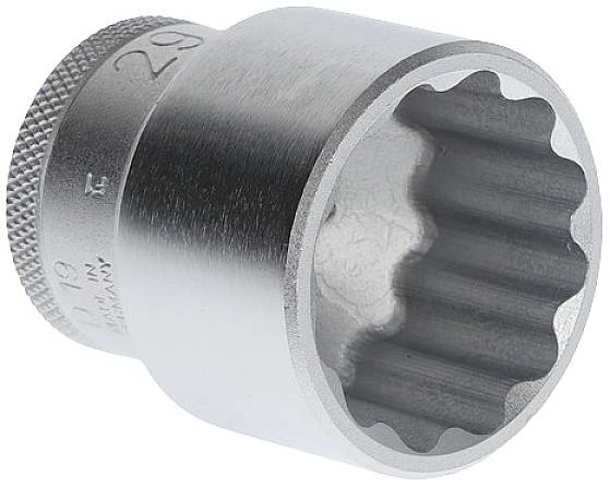Steckschlüsseleinsatz D 19 1/2 Zoll 12-kant SW 29mm L.43mm GEDORE