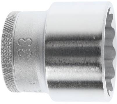 Steckschlüsseleinsatz D 19 1/2 Zoll 12-kant SW 33mm L.44,5mm GEDORE