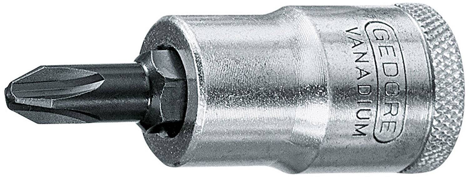 Gedore IKS 19 3 6656730 Kreuzschlitz Phillips Schraubendrehereinsatz PH 3 1/2" (12.5 mm)