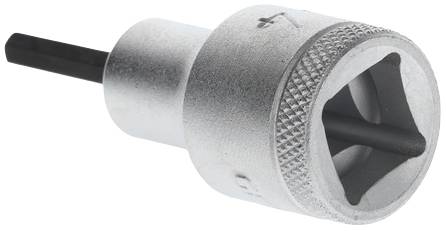 Steckschlüsseleinsatz IN 19 1/2 Zoll Innen-6-kant SW 4mm L.60mm GEDORE
