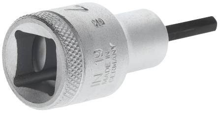 Steckschlüsseleinsatz IN 19 1/2 Zoll Innen-6-kant SW 4mm L.60mm GEDORE