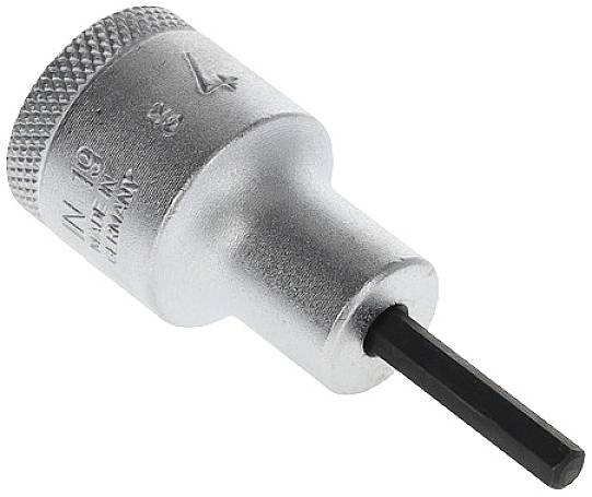 Gedore IN 19 4 6153070 Innen-Sechskant Schraubendrehereinsatz 4mm 1/2" (12.5 mm)