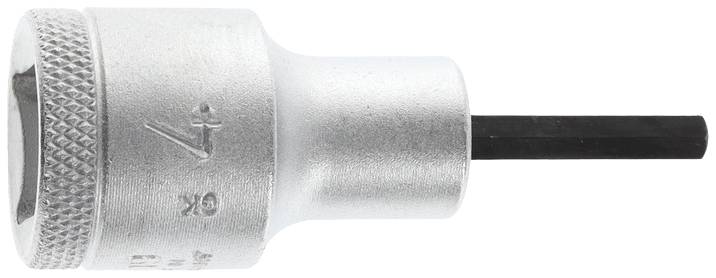 Steckschlüsseleinsatz IN 19 1/2 Zoll Innen-6-kant SW 4mm L.60mm GEDORE