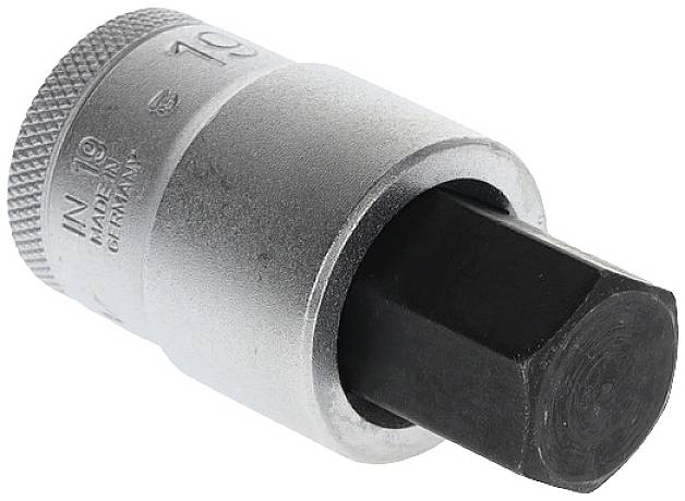 Steckschlüsseleinsatz IN 19 1/2 Zoll Innen-6-kant SW 19mm L.60mm GEDORE