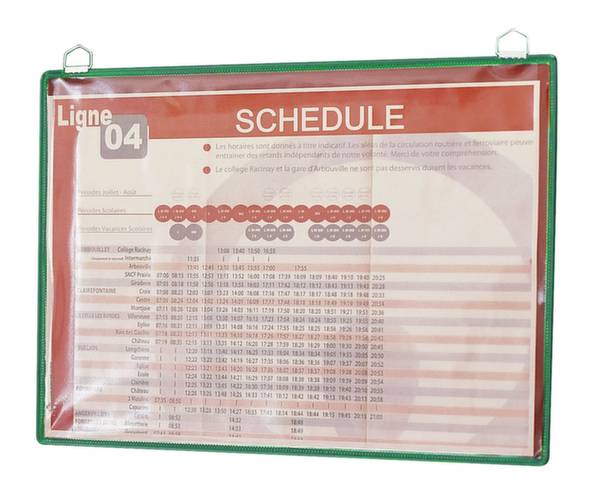 Tarifold Sichttafel Grün