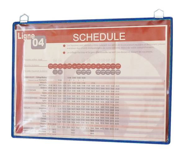 Tarifold Sichttafel Blau