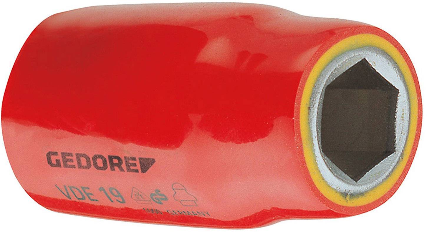 Gedore VDE 19 15 6123160 VDE-Steckschlüsseleinsatz 15mm 1/2" (12.5 mm)