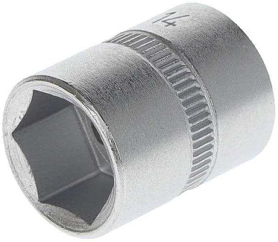 Metallschraubenschlüsselaufsatz in Sechskantform, hauptsächlich verwendet zum Anziehen oder Lösen von Schraubenmuttern.