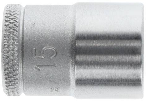 Steckschlüsseleinsatz D 30 3/8 Zoll 12-kant SW 15mm L.30mm GEDORE