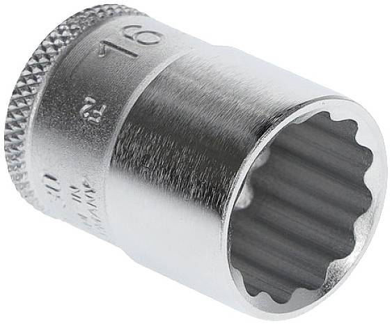 Steckschlüsseleinsatz D 30 3/8 Zoll 12-kant SW 16mm L.30mm GEDORE