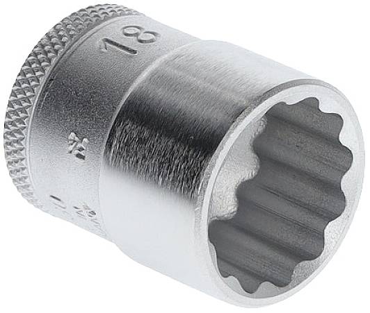 Steckschlüsseleinsatz D 30 3/8 Zoll 12-kant SW 18mm L.30mm GEDORE
