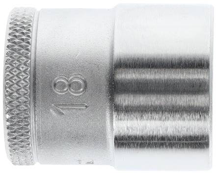 Steckschlüsseleinsatz D 30 3/8 Zoll 12-kant SW 18mm L.30mm GEDORE