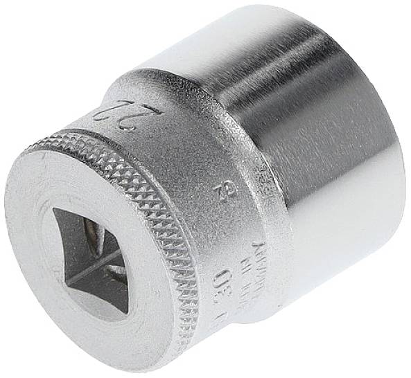 Steckschlüsseleinsatz D 30 3/8 Zoll 12-kant SW 22mm L.32mm GEDORE