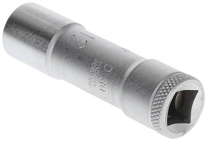Steckschlüsseleinsatz D 30 L 3/8 Zoll 12-kant SW 12mm L.63,5mm GEDORE