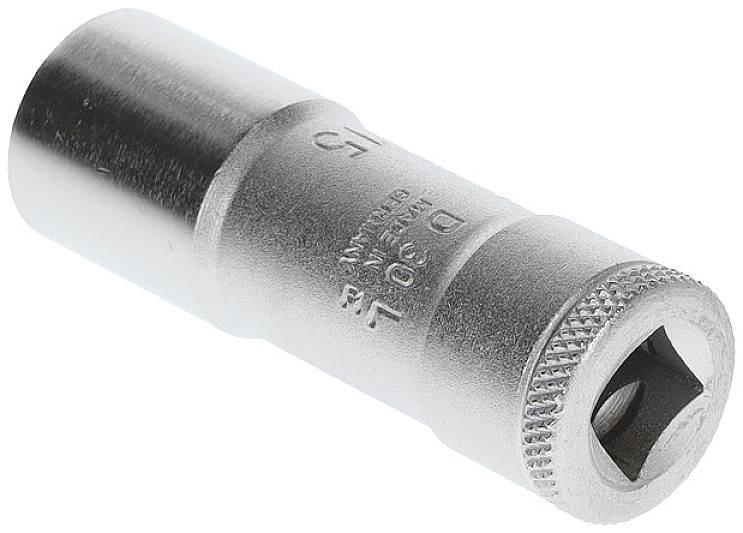 Steckschlüsseleinsatz D 30 L 3/8 Zoll 12-kant SW 15mm L.63,5mm GEDORE