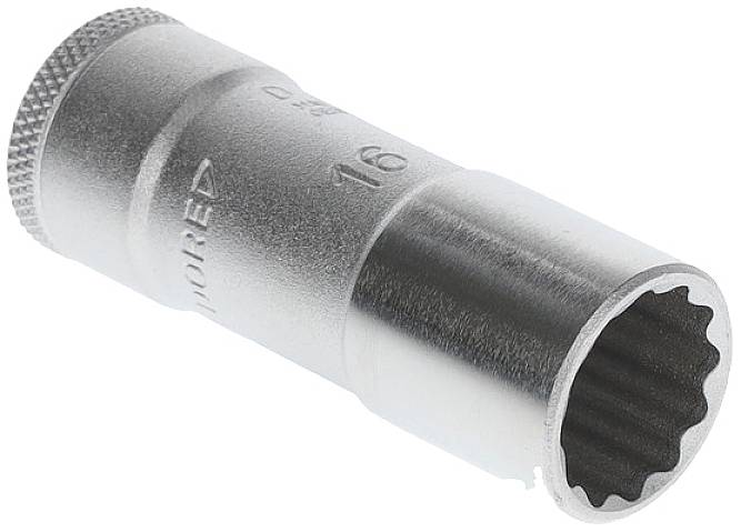 Steckschlüsseleinsatz D 30 L 3/8 Zoll 12-kant SW 16mm L.63,5mm GEDORE