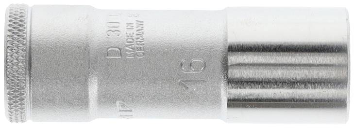 Steckschlüsseleinsatz D 30 L 3/8 Zoll 12-kant SW 16mm L.63,5mm GEDORE