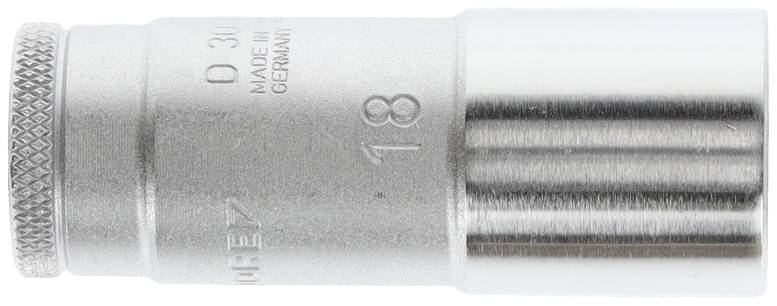 Steckschlüsseleinsatz D 30 L 3/8 Zoll 12-kant SW 18mm L.63,5mm GEDORE