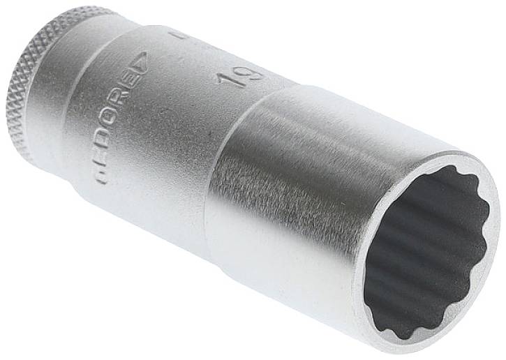 Steckschlüsseleinsatz D 30 L 3/8 Zoll 12-kant SW 19mm L.63,5mm GEDORE