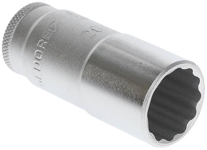 Steckschlüsseleinsatz D 30 L 3/8 Zoll 12-kant SW 20mm L.63,5mm GEDORE