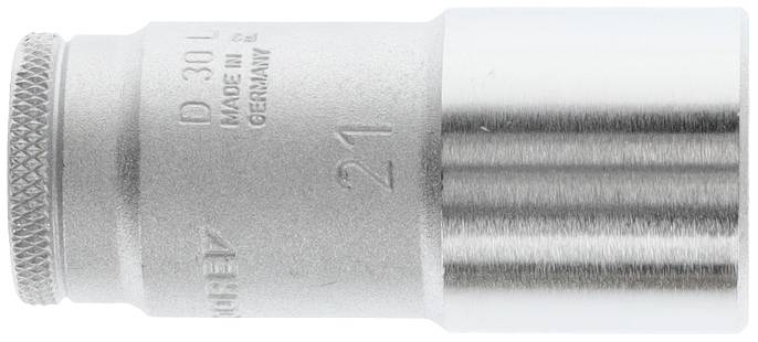 Steckschlüsseleinsatz D 30 L 3/8 Zoll 12-kant SW 21mm L.63,5mm GEDORE