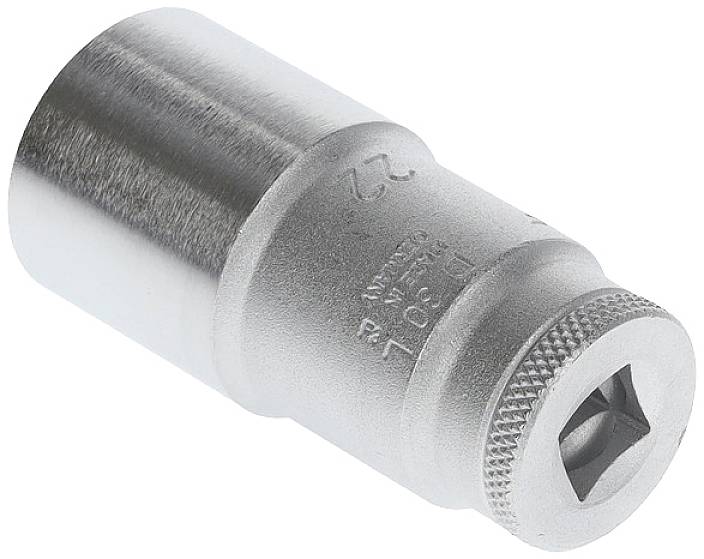 Steckschlüsseleinsatz D 30 L 3/8 Zoll 12-kant SW 22mm L.63,5mm GEDORE