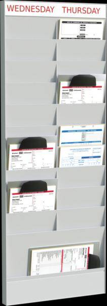 Paperflow Büroplaner PS20A4.02 Grau DIN A4 Anzahl der Fächer: 20