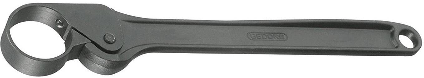Ein verstellbarer Ölfilterschlüssel aus Metall, verwendet zum Entfernen von Ölfiltern bei der Fahrzeugwartung.