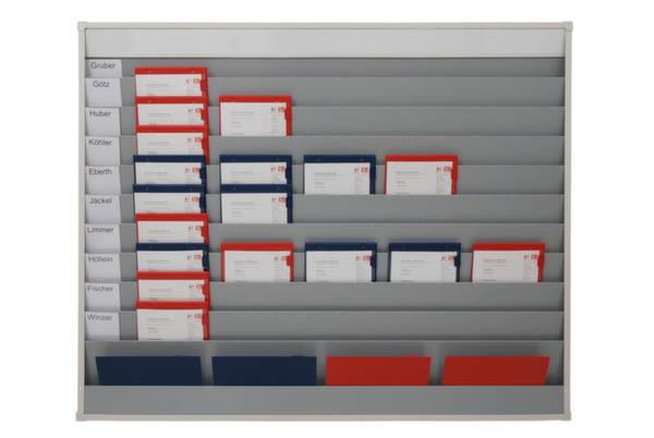 Eichner Werkstattplaner 9019-00115 Weiß DIN A4 Anzahl der Fächer: 10