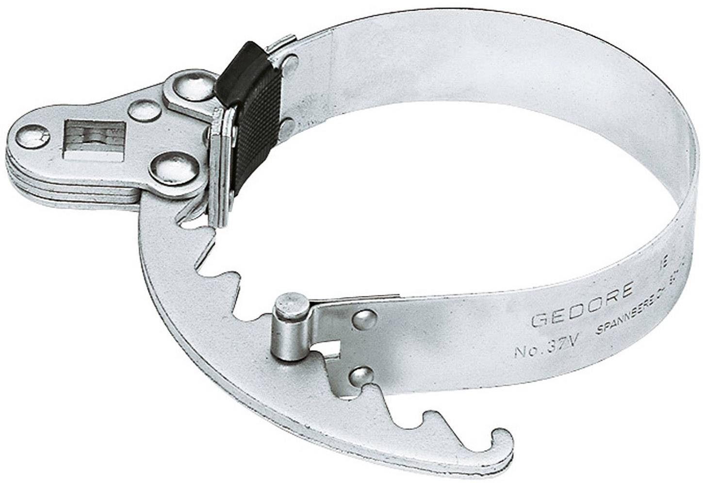 Gedore 6327750 37V - Universal-Filterschlüssel 1/2" 4-kant, 80-110mm