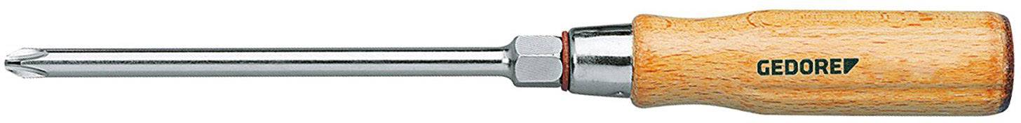 Gedore 162 1 6429400 Kreuzschlitz-Schraubendreher PH 1 Klingenlänge: 80 mm DIN ISO 8764