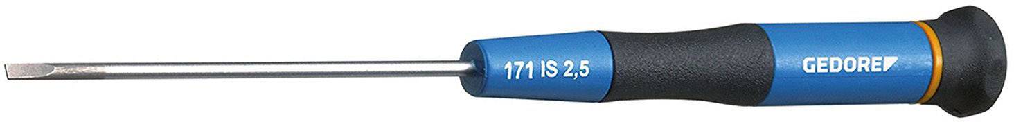 Gedore 171 IS 2,5  Schlitz-Schraubendreher Klingenbreite: 2.5 mm Klingenlänge: 75 mm