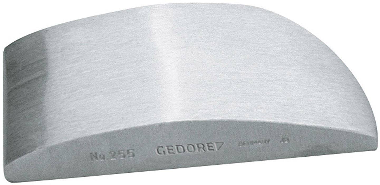 Metallener Zugmeißel mit glatter, gewölbter Oberfläche und der Aufschrift 'No. 255 GEDORE' auf der Seite.