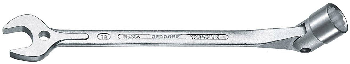 Maulsteckschlüssel 534 SW 19mm Gesamt-L.283mm m.bewegl.Steckschlüsselende GEDORE