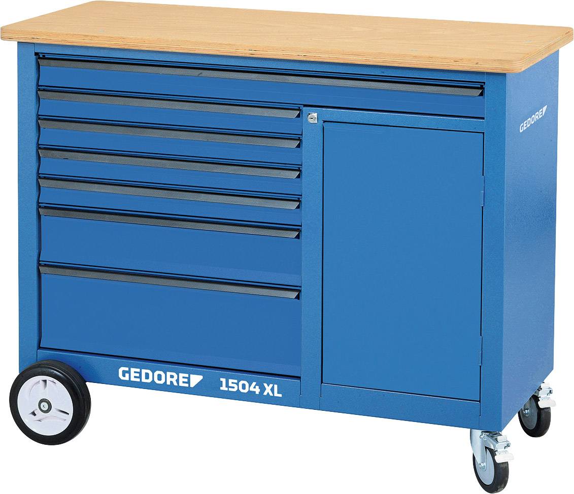 Gedore 1988468 1504 XL -Rollwerkbank 1,25m breit (B x H x T) 1250 x 985 x 550mm