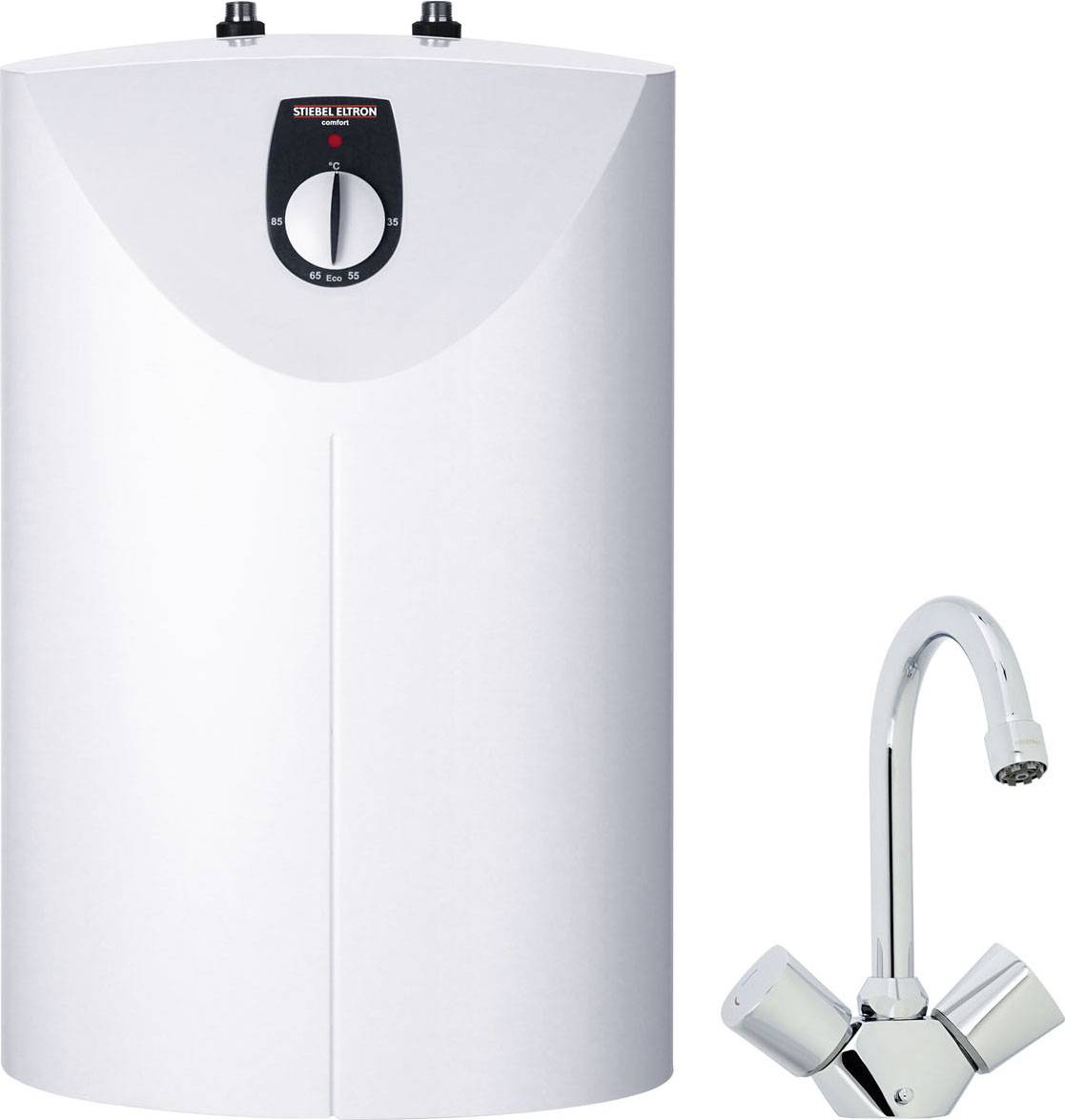 Stiebel Eltron SNU 5 SL mit WST-W 221120 Warmwasserspeicher 5 l/min 35 bis 85 °C