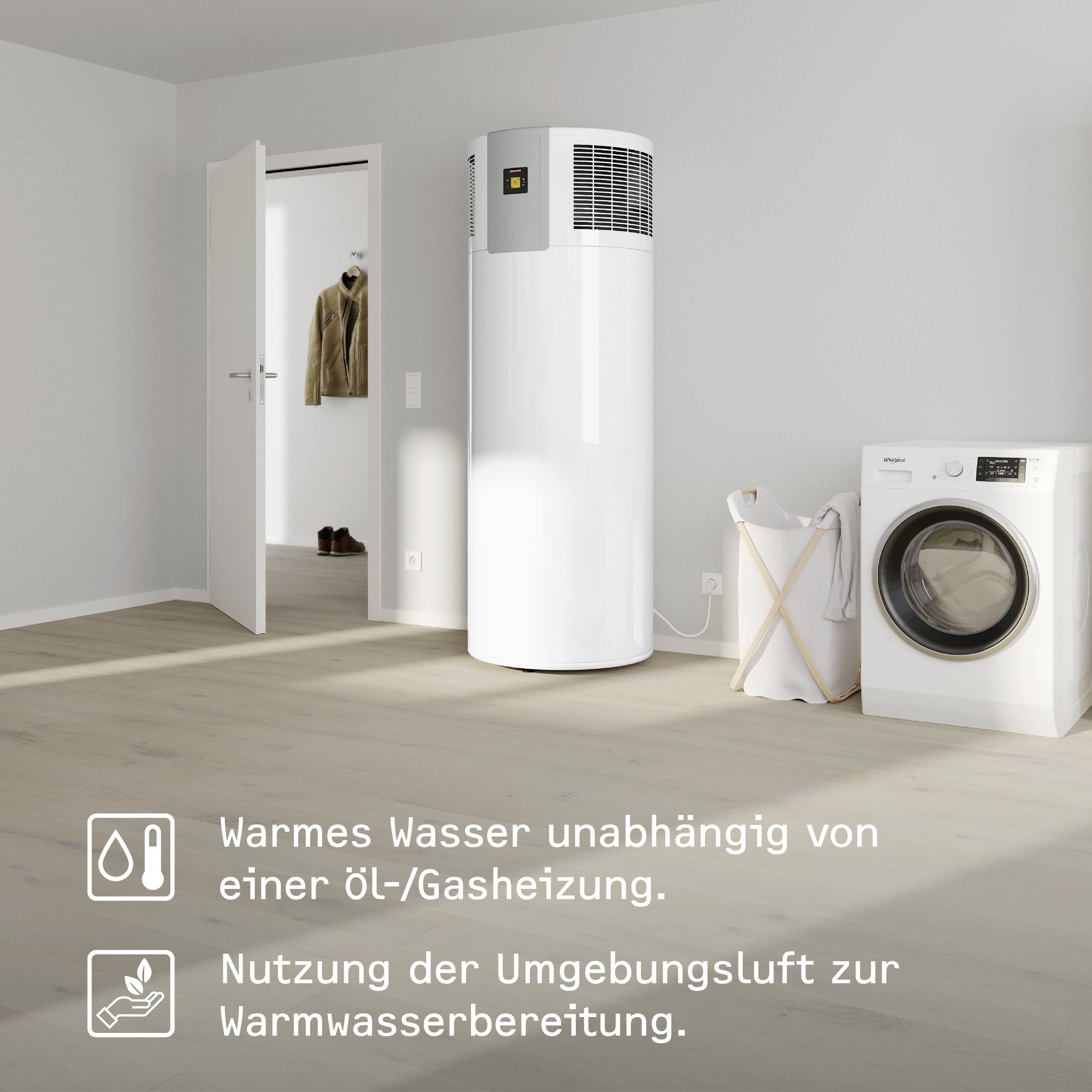 Stiebel Eltron 231210 WWK 300 electronic Warmwasser-Wärmepumpe A (A - G)