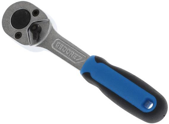 Gedore 2093 U-10 6180470 Umschaltknarre 1/4" 129 mm