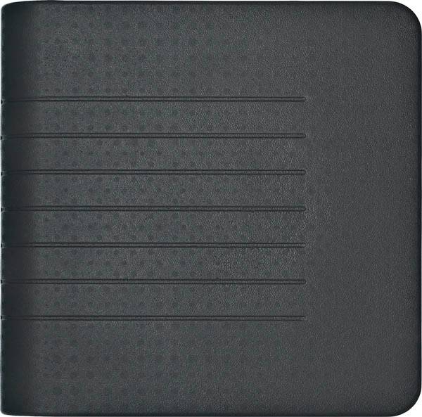 Dunkles, quadratisches Cover mit horizontalen Linien links.