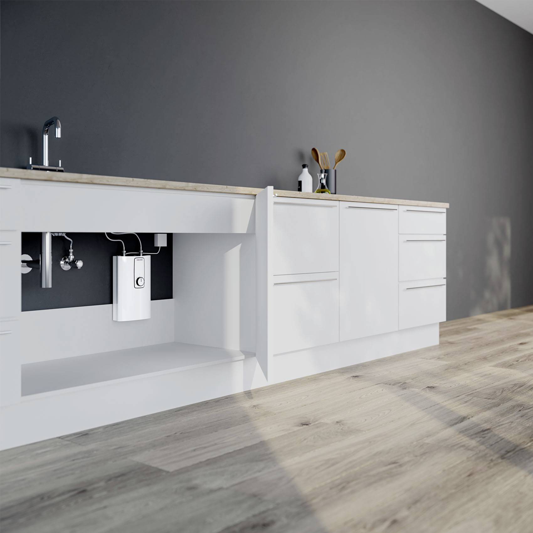 Stiebel Eltron 230770 DCE 11/13 compact Durchlauferhitzer A (A - G) elektronisch 11 kW, 13.5 kW