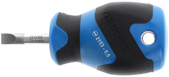 Gedore 2153 5,5 Schlitz-Schraubendreher Klingenbreite: 5.5mm Klingenlänge: 25mm