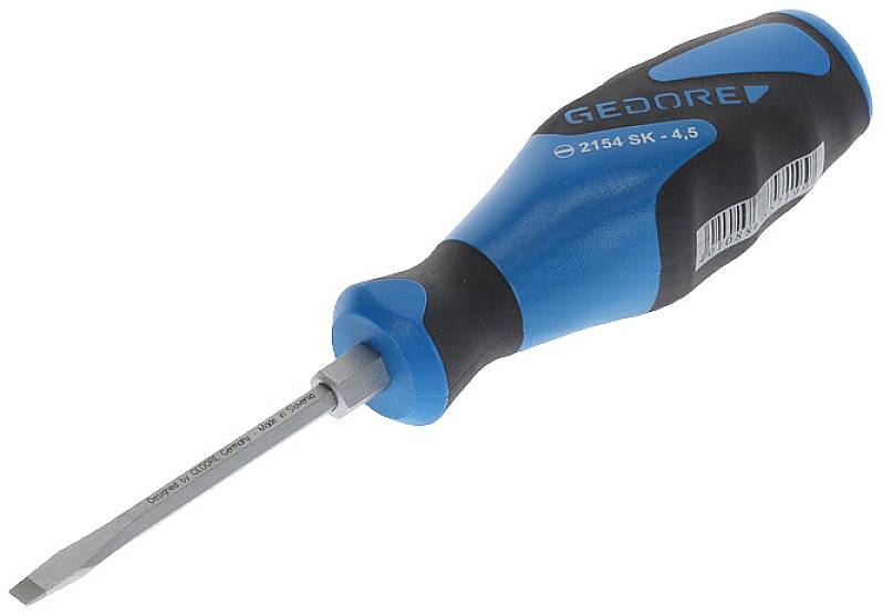 Gedore 2154SK 4,5 Schlitz-Schraubendreher Klingenbreite: 4.5mm Klingenlänge: 75mm