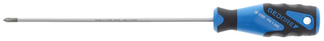 Gedore 2160 PH 1-200 6683700 Kreuzschlitz-Schraubendreher PH 1 Klingenlänge: 200mm DIN ISO 8764