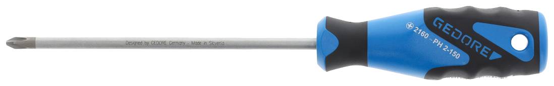 Gedore 2160 PH 2-150 2824078 Kreuzschlitz-Schraubendreher PH 2 Klingenlänge: 150mm DIN ISO 8764