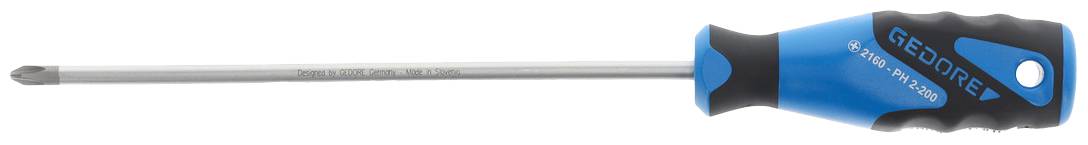 Gedore 2160 PH 2-200 6683890 Kreuzschlitz-Schraubendreher PH 2 Klingenlänge: 200mm DIN ISO 8764