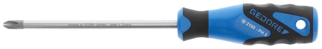 Gedore 2160 PH 3 6683540 Kreuzschlitz-Schraubendreher PH 3 Klingenlänge: 150mm DIN ISO 8764
