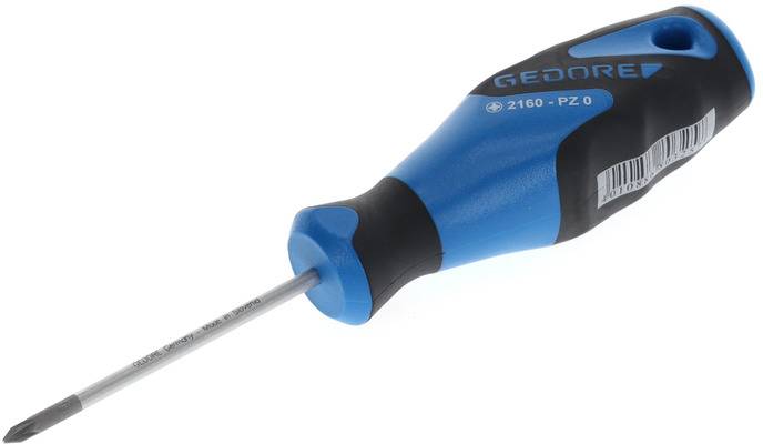 Gedore 2160 PZ 0 6683970 Kreuzschlitz-Schraubendreher PZ 0 Klingenlänge: 60mm DIN ISO 8764