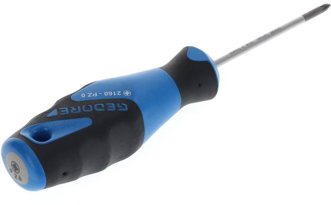 Gedore 2160 PZ 0 6683970 Kreuzschlitz-Schraubendreher PZ 0 Klingenlänge: 60mm DIN ISO 8764