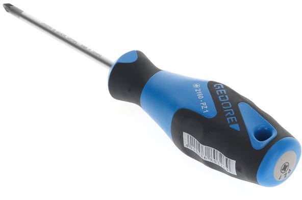 Gedore 2160 PZ 1 6684000 Kreuzschlitz-Schraubendreher PZ 1 Klingenlänge: 80mm DIN ISO 8764